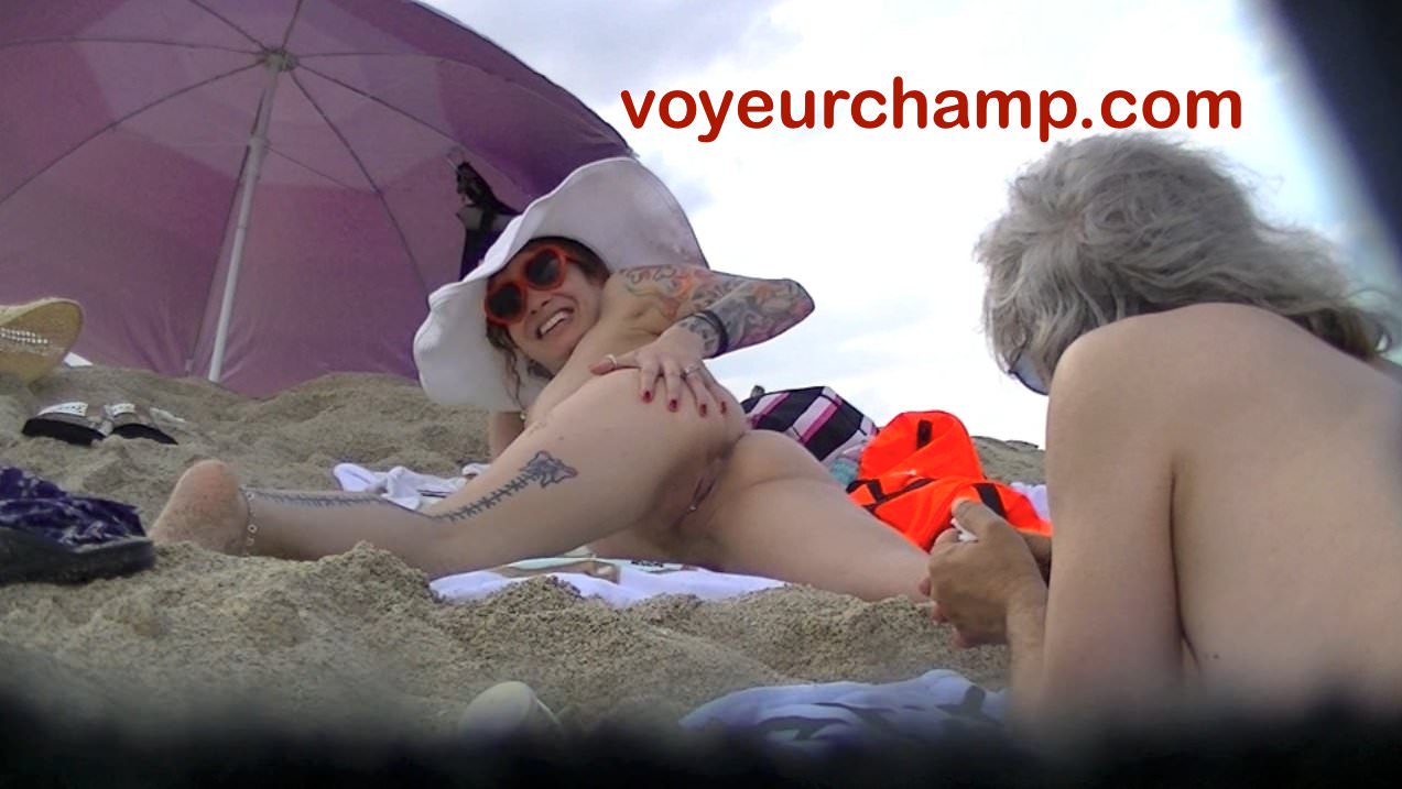 VoyeurChamp.com - Exhibitionist Wife Mrs Ginary Nude Beach! | PornMega.com