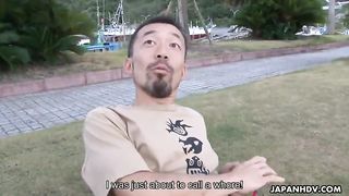 Asian slut gets creamed deep in her wet pussy