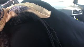YOUNG BLACK COWORKER SUCKS MY COCK IN CAR ON BREAK CIM