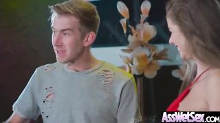 (Cathy Heaven) Oiled Big Butt Slut Girl Enjoy Deep Anal Sex movie-13