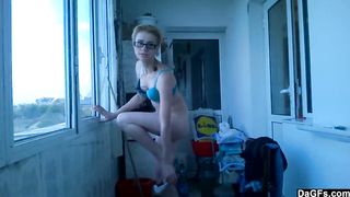 Cute Swedish Teen Dances And Strips