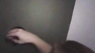 WIFE  WORKING THE GLORY HOLE