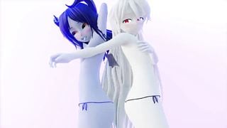 [MMD] Ghost Dance 5 Girls Edited by モン娘の話するかも？