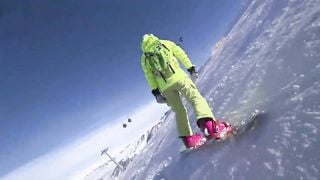 4K Public cumshot on mouth in ski lift Part 1, 2