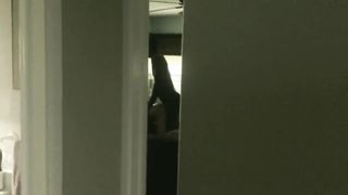 Husband Catches Cheating Wife with a Big Black Bull Cock after Work