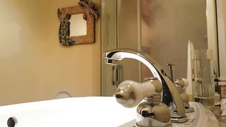 REAL first ever Spy Cam Attempt on Sister - Shower after the Gym