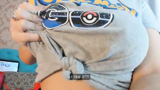 Cute TEEN Amateur Nerd Sucks Cock BBC Strip JOI NOVINHA AMADORA