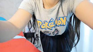 Cute TEEN Amateur Nerd Sucks Cock BBC Strip JOI NOVINHA AMADORA