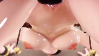 3d big tits school girl hardsex in bathroom