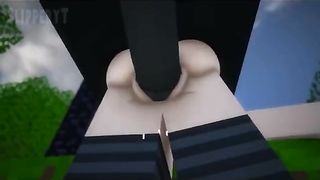 Minecraft Jenny Fucked by Actual Horse