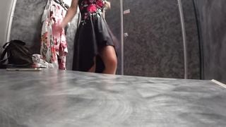 Hidden Camera Changing Room Voyeur - Topless - Amazing Tits