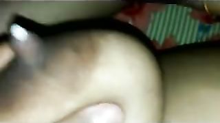 Indian Wife Milky Boobs and Nipple Squeezed for Milk by her Husband