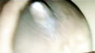 Indian Wife Milky Boobs and Nipple Squeezed for Milk by her Husband