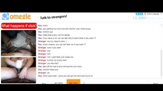Omegle Girl makes me CUM Twice!