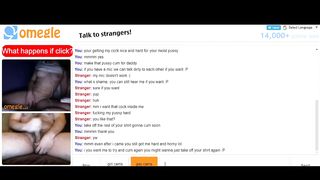 Omegle Girl makes me CUM Twice!
