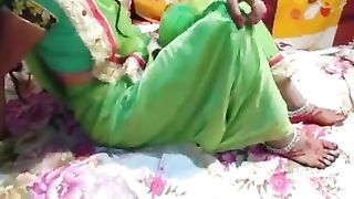 just married bride Saree in full HD desi video home mast chu
