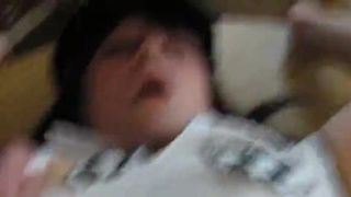 Quick fuck with UK teen ex on dining table