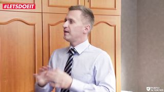 LETSDOEIT - College Teen Fucked in The Ass by the Academy Principal