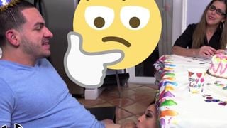 BANGBROS - Young Black Teen Holly Hendrix Receives Anal From Peter Green On Her Birthday