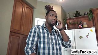 Nadia White Interracial Threesome