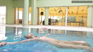 Hot tattooed Czech sexy in the pool