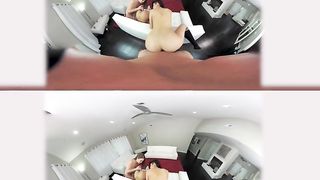 VR 360 - Katya, Jill & Brenna Gangbang Ryan after Spin the Bottle