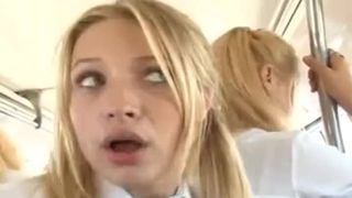 Blonde Teen in the Bus