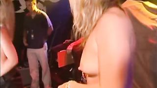 Bikini Contest at Rick's Key West and Dance Floor Flashes