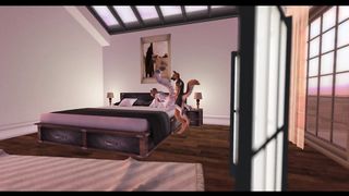 [second Life Furry Porn]: Deep Knotting and Hard Fucking