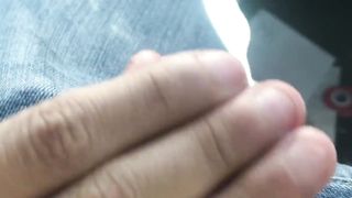 Car Sex. Teen Girl Suck my Dick and Jerk me off in Moody Gardens Parking Lo
