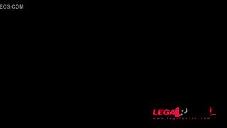 Horny Slut Stunner Adria Rae Handles Two Cocks with Joy