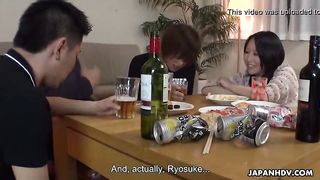 Japanese plumper, Yuna Hoshizaki fucked her crush from university, uncensored