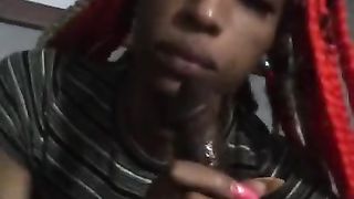*realbabydoll*suckin Chocolate Dick on Super Bowl Sunday in ATL(cumshot)!!!