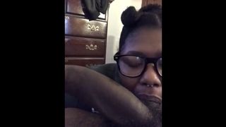 Amateur Head by Nerdy BBW with a BBC