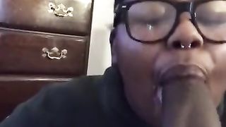 Amateur Head by Nerdy BBW with a BBC