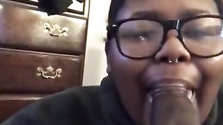 Amateur Head by Nerdy BBW with a BBC