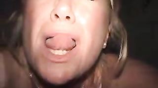 Mature amateur barebacks BBC at gloryhole