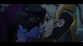 Mercy and Widowmaker Kissing for 20 Minutes