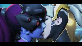 Mercy and Widowmaker Kissing for 20 Minutes