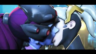Mercy and Widowmaker Kissing for 20 Minutes