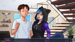 Summertime Saga - Eve Beach House [fan Art]