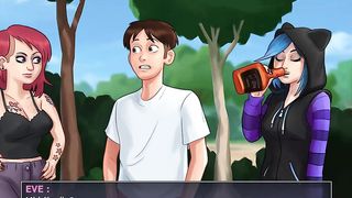 Summertime Saga - Eve Beach House [fan Art]