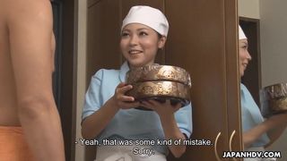 Japanese delivery girl, Lulu Kinouchi got nailed for mistake