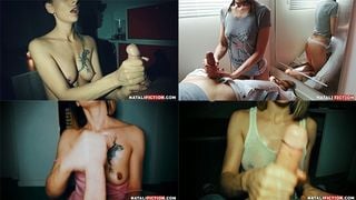 Compilation Handjob 2019 - she Finishes the Job Cumpilation Handjob