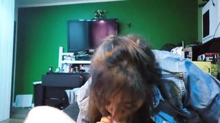 YOUNG TEEN GETS FACE AND TITS GLAZED WITH CUM