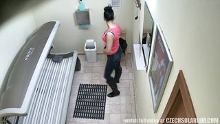 First Hidden Cam in PUBLIC SOLARIUM Worldwide