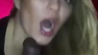 These White Bitches Suck Black Cock with A Passion