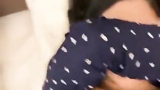 Beautiful she so Big Tits the Meeting later took up the Room with Sex