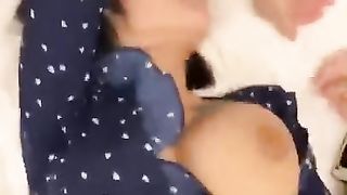 Beautiful she so Big Tits the Meeting later took up the Room with Sex