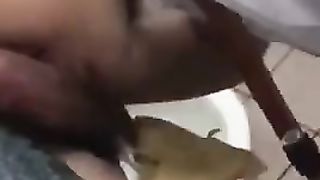 Pinay Student Blowjob at the Bathroom #iloiloscandal